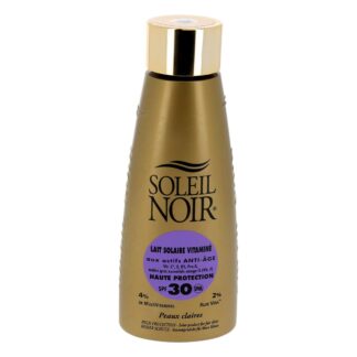 Soleil Noir Lait Solaire Vitaminé aux actifs anti-âge SPF30