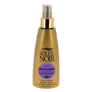 Soleil Noir Spray Huile Sèche Vitaminée aux actifs anti-âge SPF30