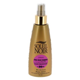 Soleil Noir Spray Huile Sèche Vitaminée aux actifs anti-âge SPF50