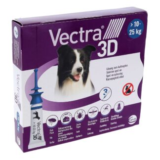 Vectra 3D Solution Antiparasitaire Spot-on pour chiens de > 10-25Kg