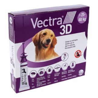 Vectra 3D Solution Antiparasitaire Spot-on pour chiens de > 25-40Kg