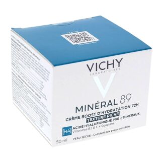 Vichy Minéral 89 Crème Boost D'Hydratation 72H