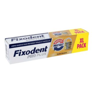 Fixodent Pro Plus Mordant Imbattable XL Pack