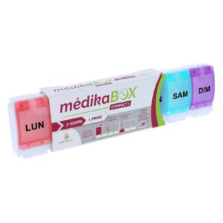 MédikaBox Compact I Pilulier 7 jours/1 prise