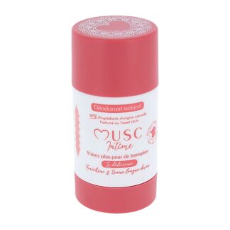 Musc Intime Déodorant Solide La Délicieuse Sweet Litchi
