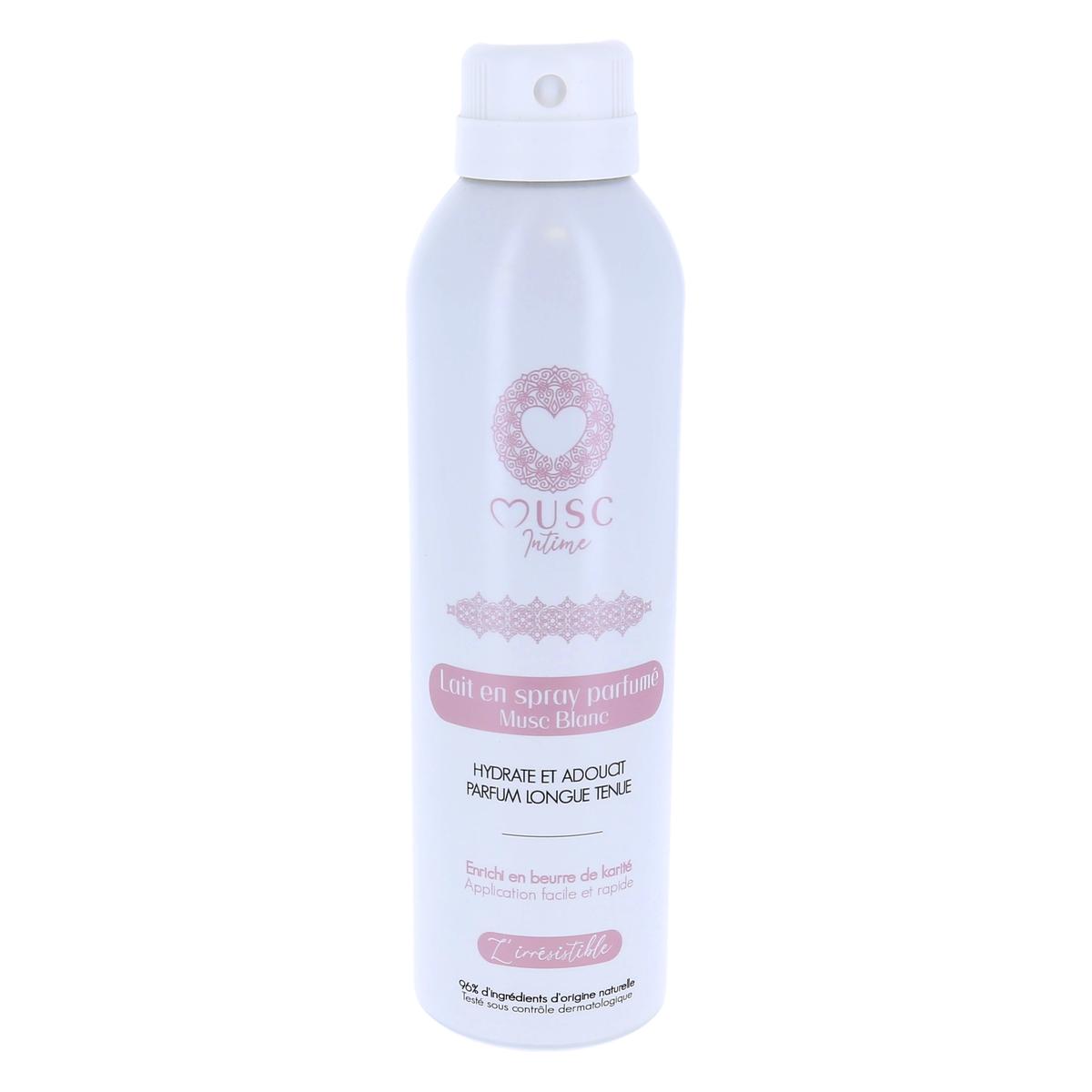 Musc Intime Lait en Spray Parfumé L'Irrésistible Musc Blanc