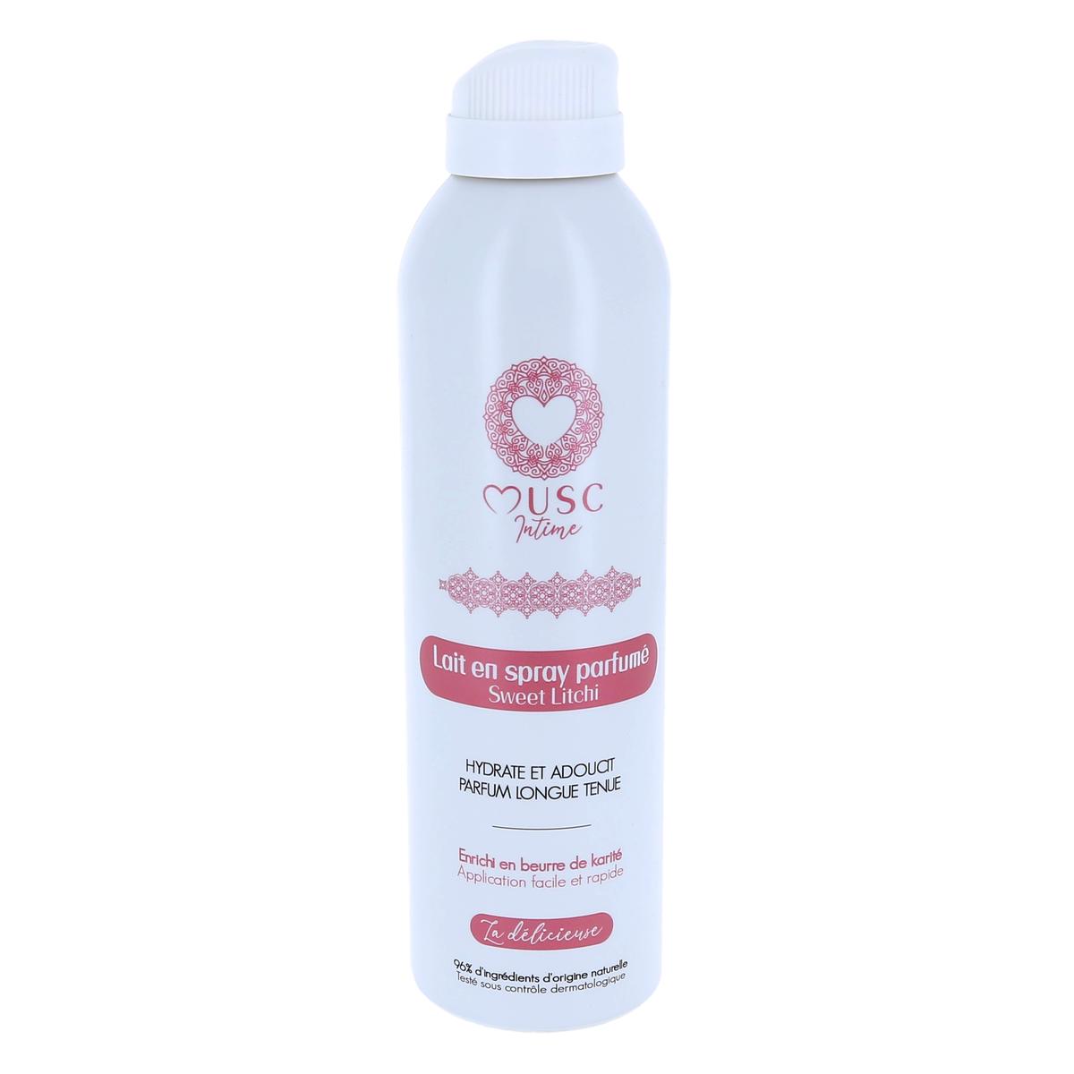 Musc Intime Lait en Spray Parfumé La Délicieuse Sweet Litchi