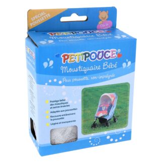 Petipouce Moustiquaire Bébé pour poussette