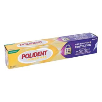 Polident Power Max 12H Fixation Crème Adhésive pour prothèses dentaires