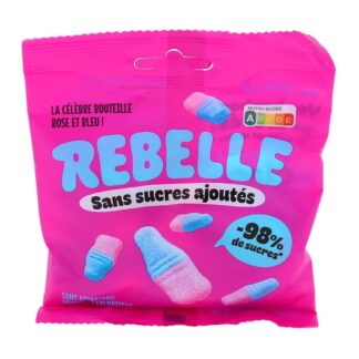 REBELLE La Célèbre Bouteille rose et bleu