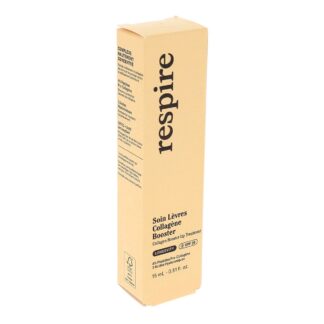 Respire Soin Lèvres Collagène Booster SPF20, tube de 15ml