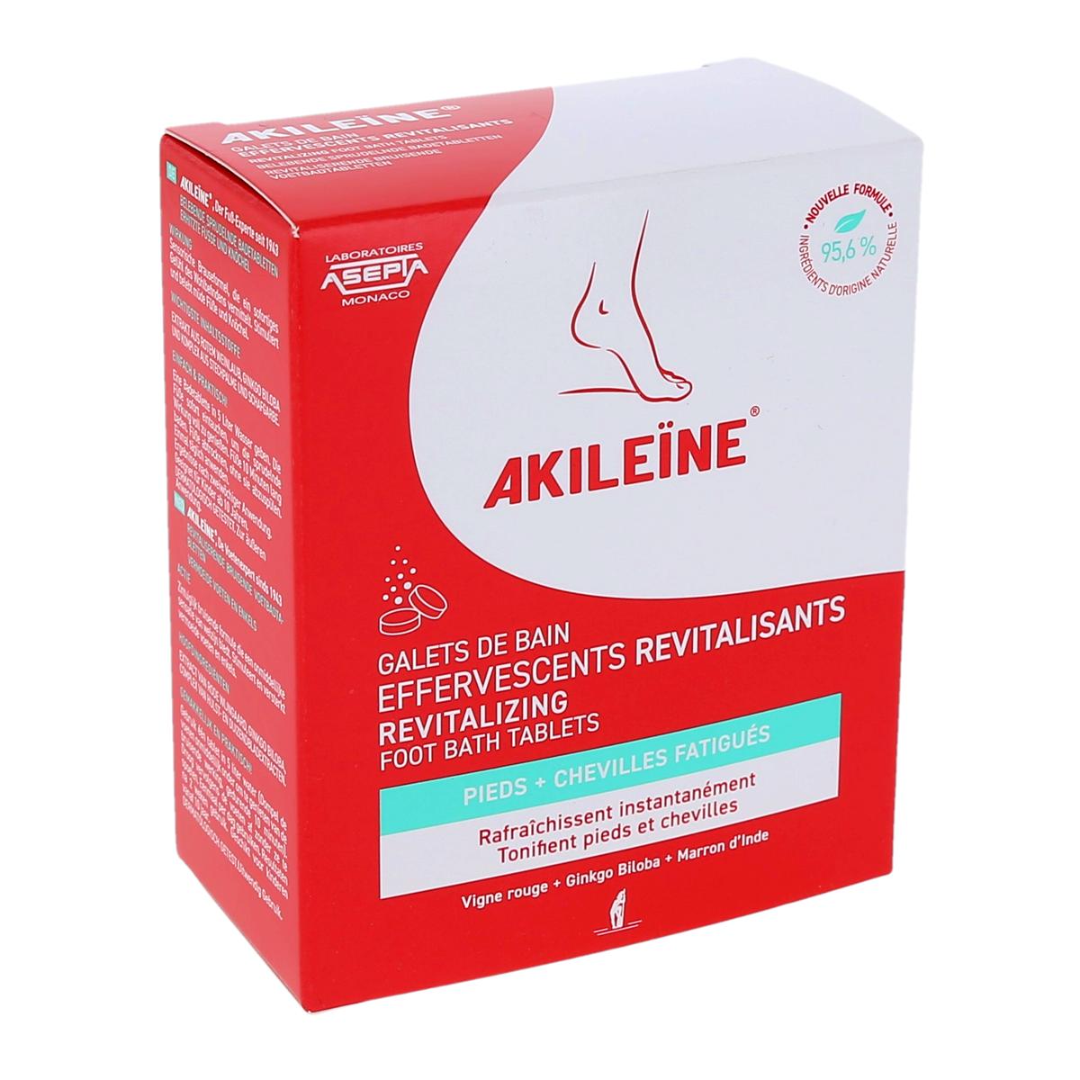 Akileïne Galets de Bain Effervescents Revitalisants