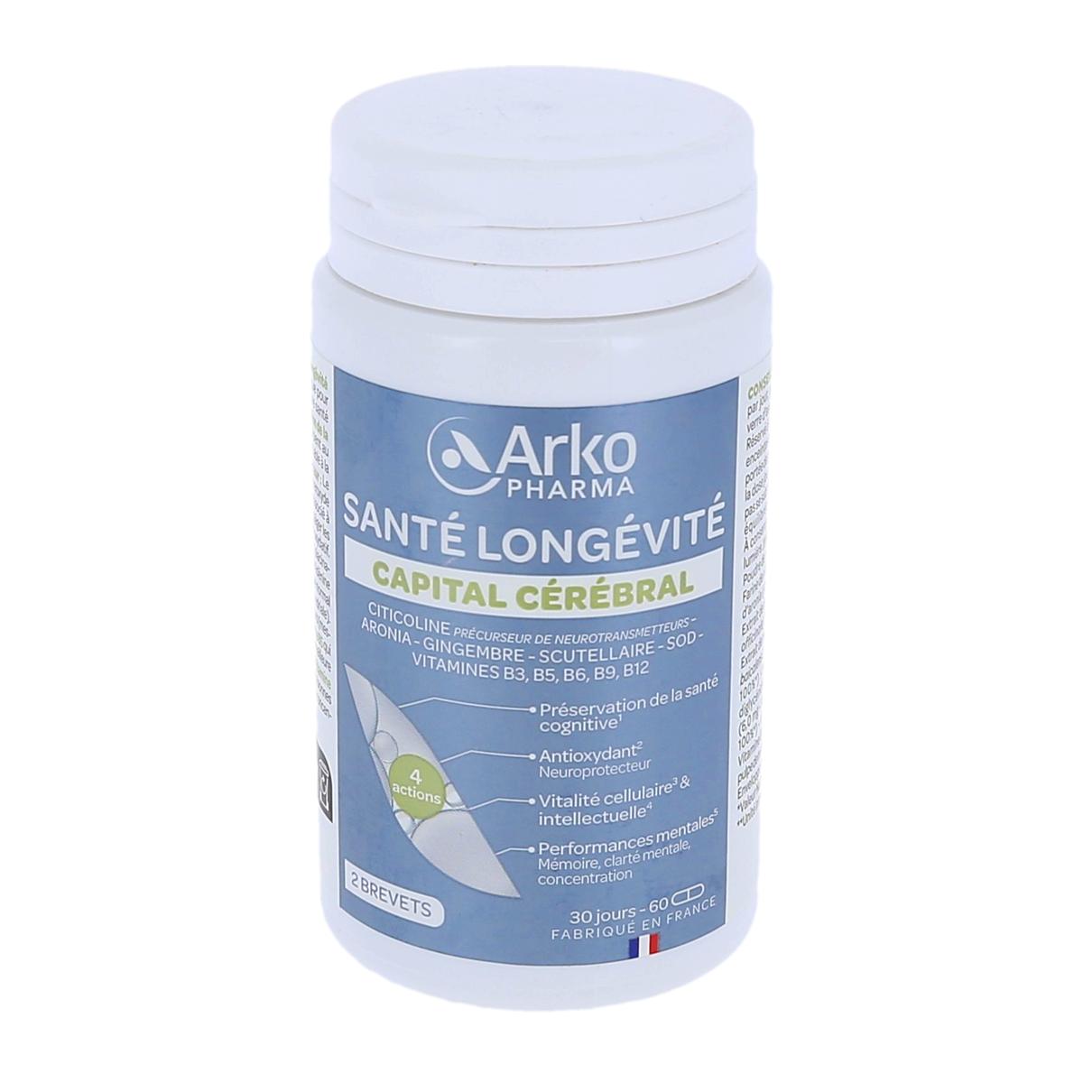 Arkopharma Santé Longévité Capital Cérébral