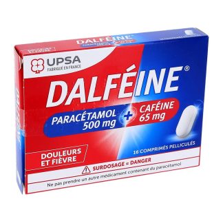 Dalféine Paracétamol 500mg/Caféine 65mg
