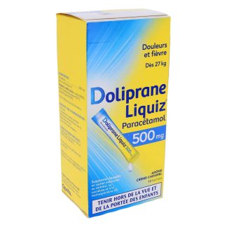 Doliprane Liquiz 500mg Suspension Buvable