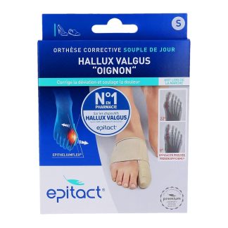 Epitact Orthèse Corrective Souple de Jour Hallux Valgus "Oignon"