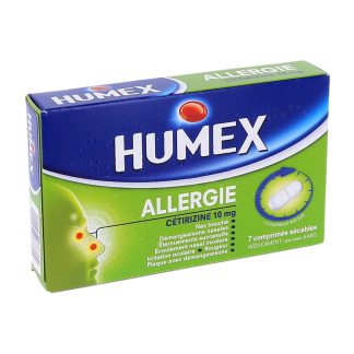 Humex Allergie Cétirizine 10mg