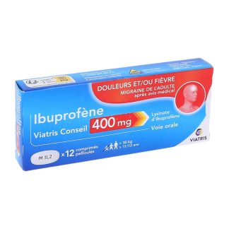 Ibuprofène Viatris Conseil 400mg