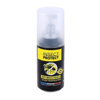 Insect Protect  Spray Anti-Moustiques Lotion Répulsive Tropicale Peau dès 2 ans