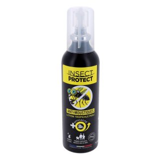 Insect Protect  Spray Anti-Moustiques Lotion Répulsive Tropicale Peau dès 2 ans