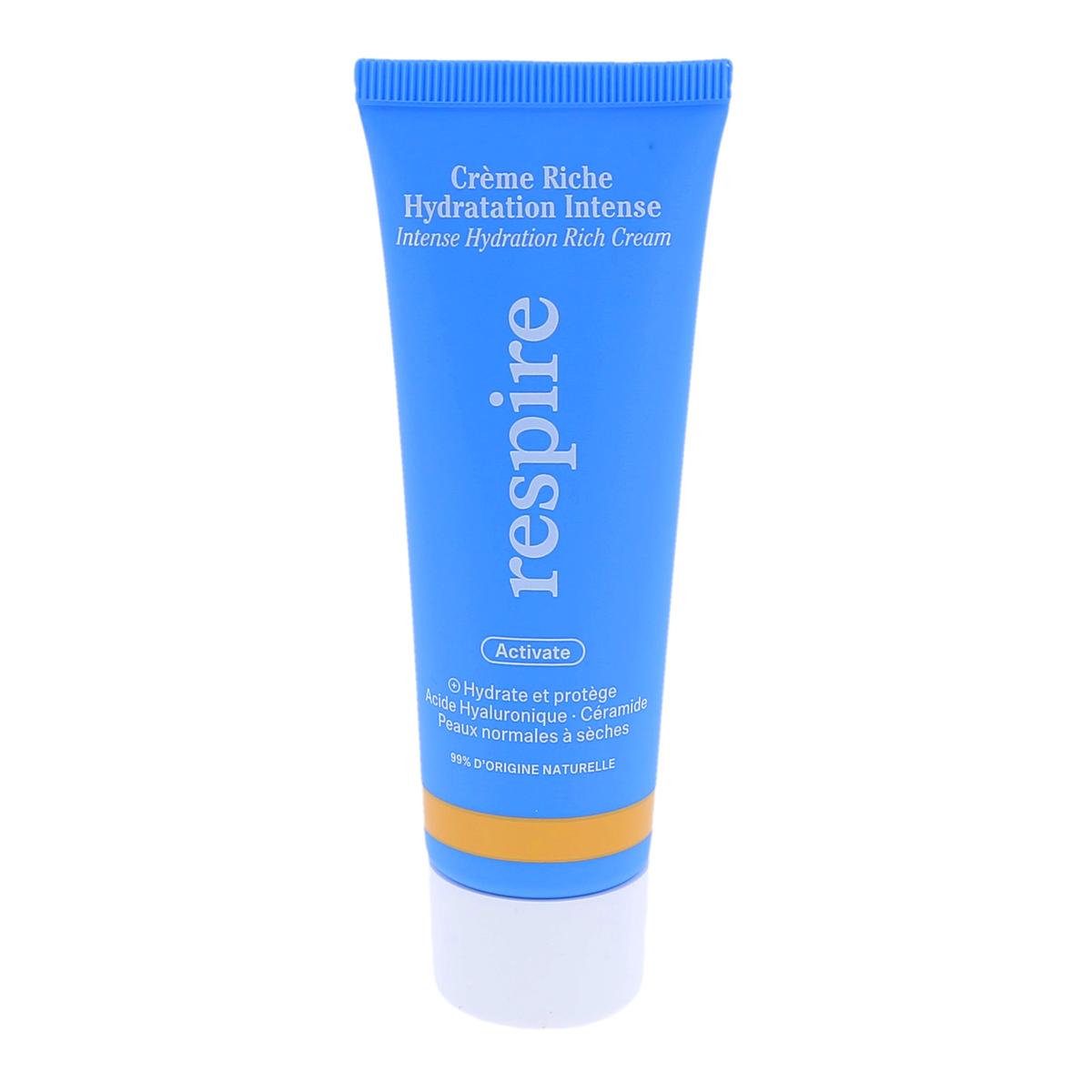 Respire Activate Crème Riche Hydratation Intense