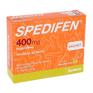 Spedifen 400mg Granulés pour solution buvable