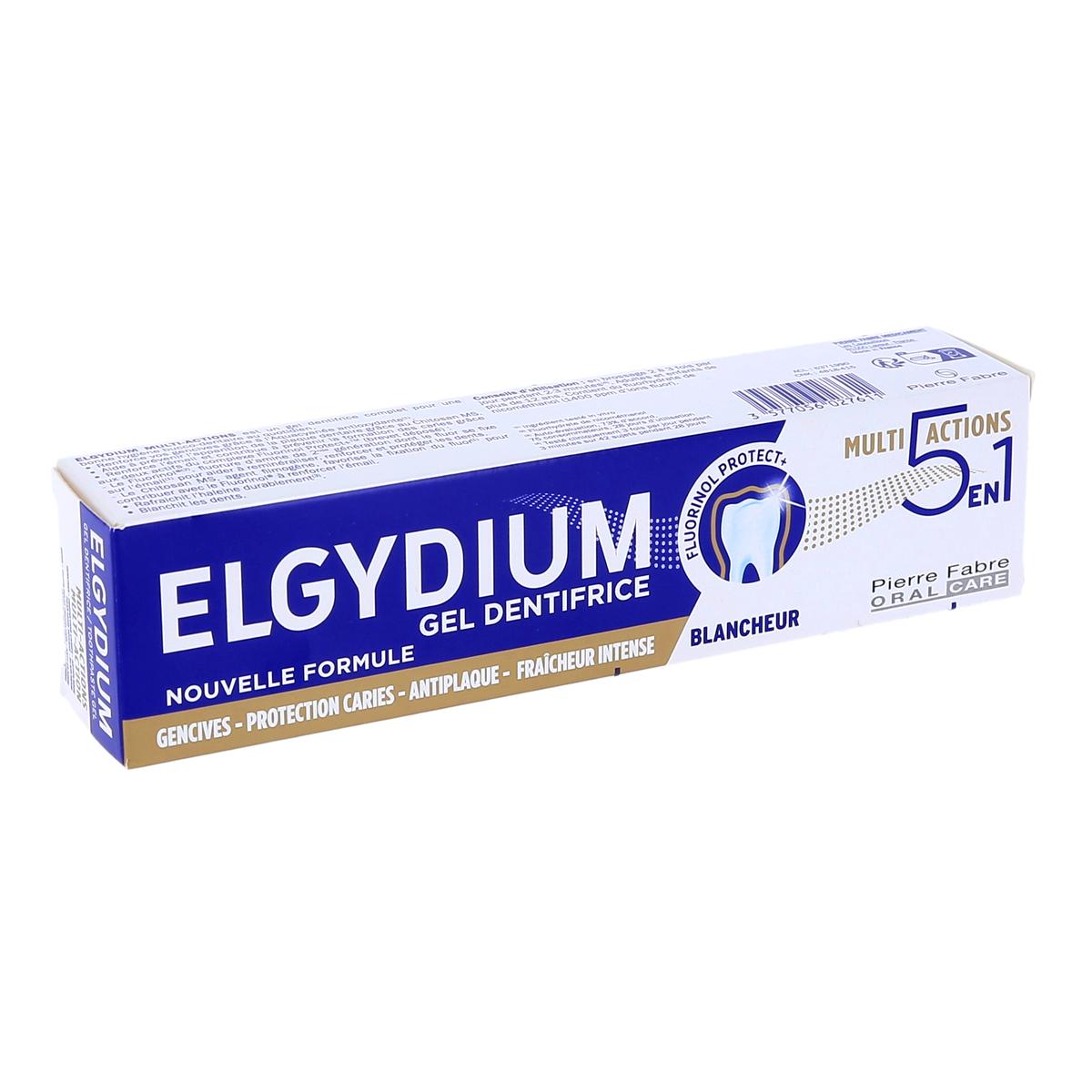 Elgydium Gel Dentifrice Multi Actions 5 en 1