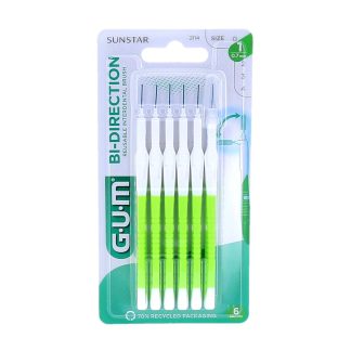 GUM Bi-Direction Brossettes Interdentaires Réutilisables 0
