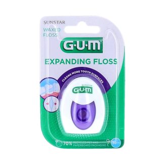 GUM Expanding Floss Fil Dentaire Ciré