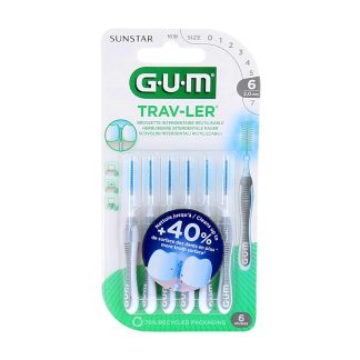 GUM Trav-Ler Brossettes Interdentaires Réutilisables 2mm (1618)