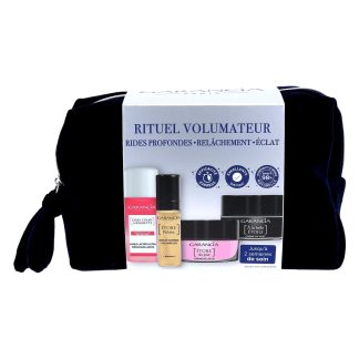 Garancia Rituel Volumateur, Rides profondes/Relâchement/Eclat, Jusqu'à 2 semaines de soin, trousse de 4 produits