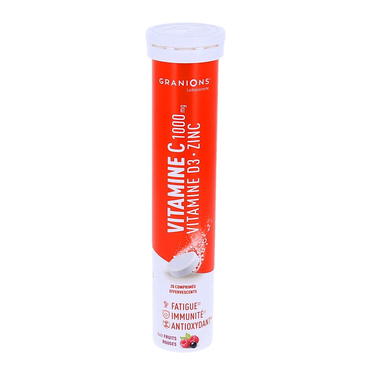 Granions Vitamine C 1000mg-Vitamine D3-Zinc