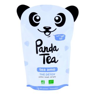 PANDA TEA Tea Amo, Thé Détox, Earl grey, 28 sachets